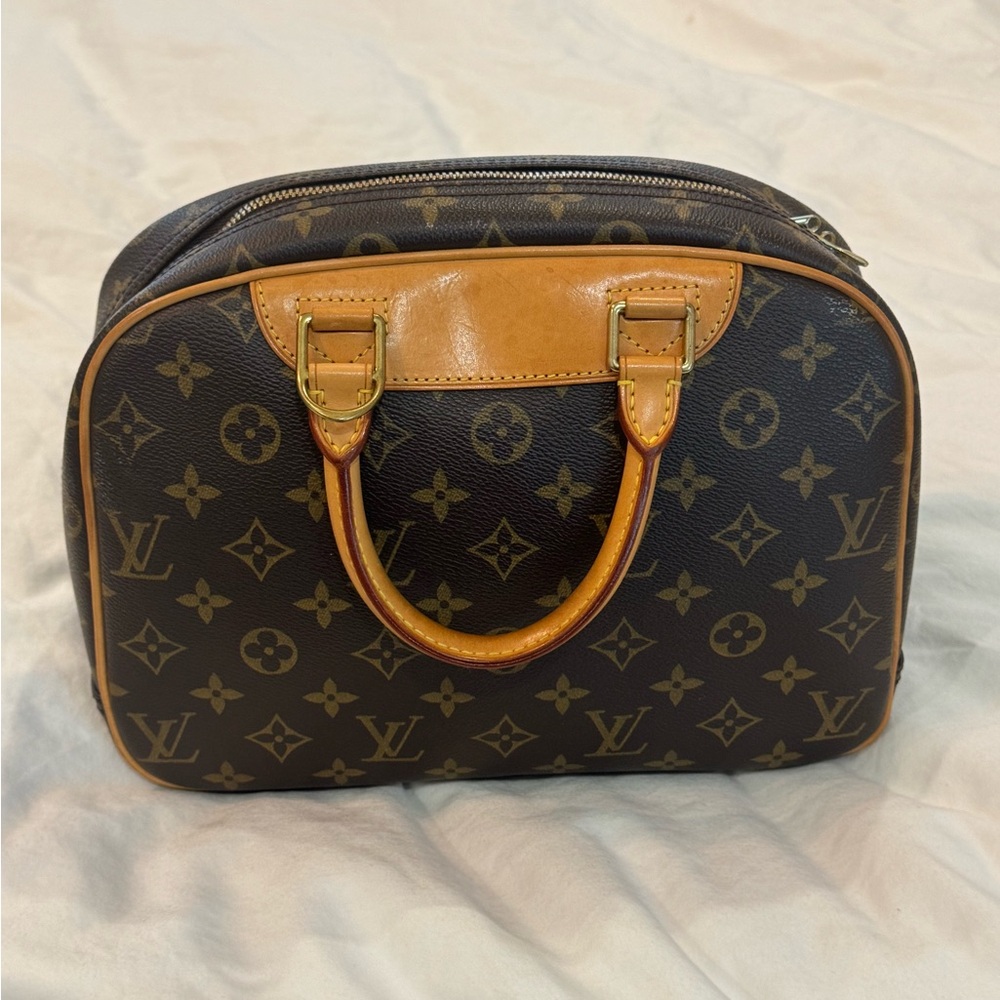Louis Vuitton Brown Monogram Trouville Handbag - Picture 8 of 16